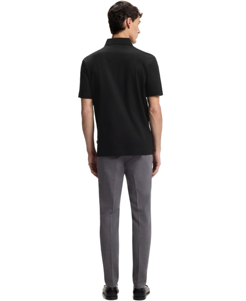 Men's Mercerised Cotton Monogram Regular-Fit Polo Shirt
