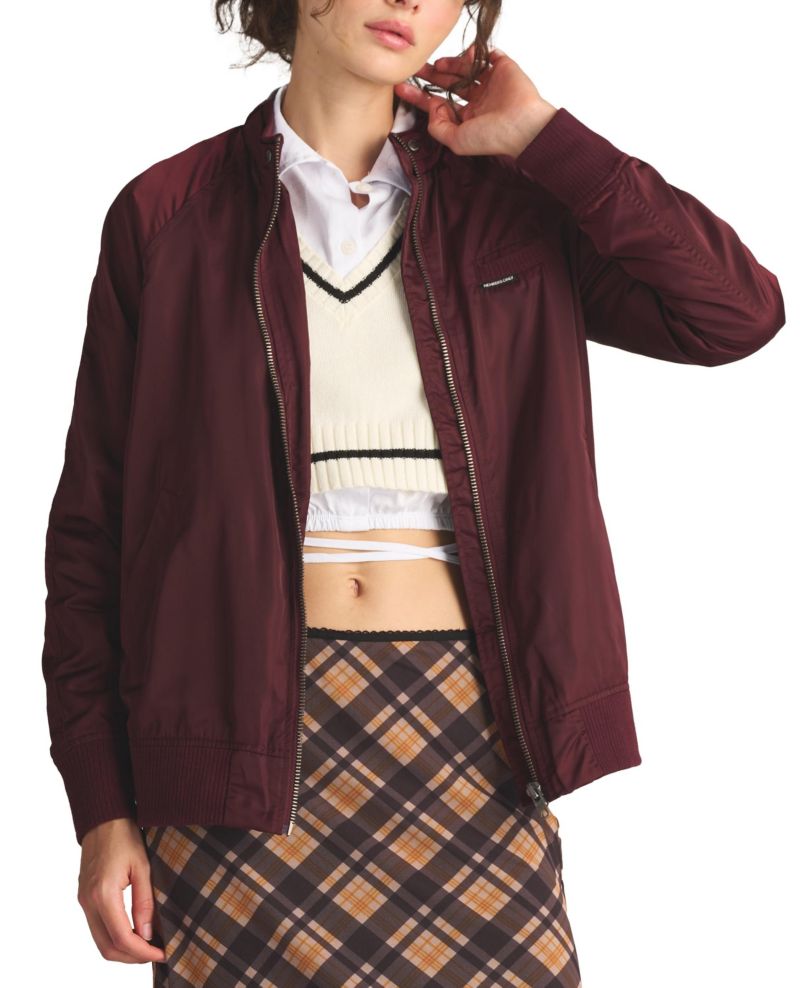 Women's Satin Bomber Jacket
