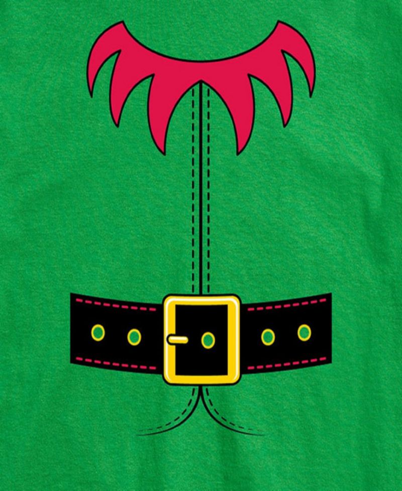 Men's Elf Costume Short Sleeve Tee