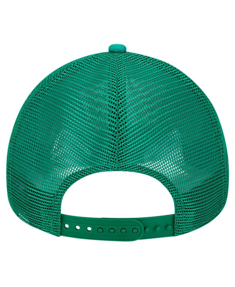 Men's White Oakland Athletics Retro Wordmark 9FORTY A-Frame Trucker Adjustable Hat