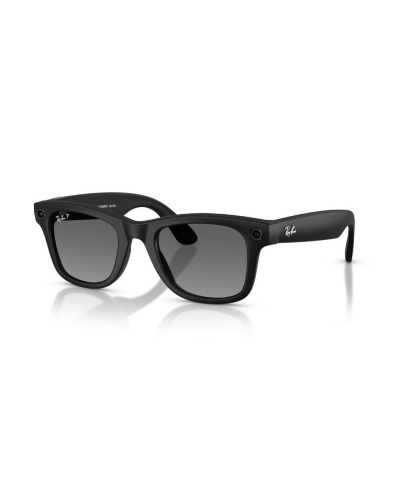 Ray-Ban Unisex Polarized AI Glasses, Meta Wayfarer RW4012 - GEN 2