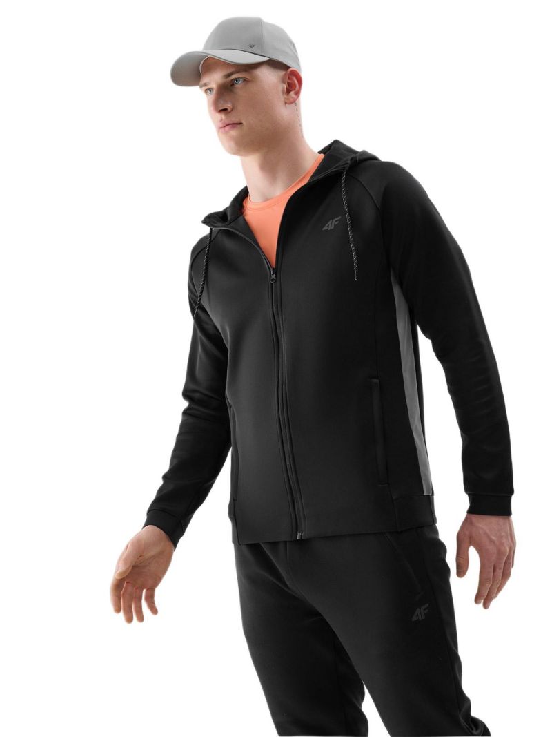 Men's Zipped Hooded Quick-Drying Training Sweatshirt