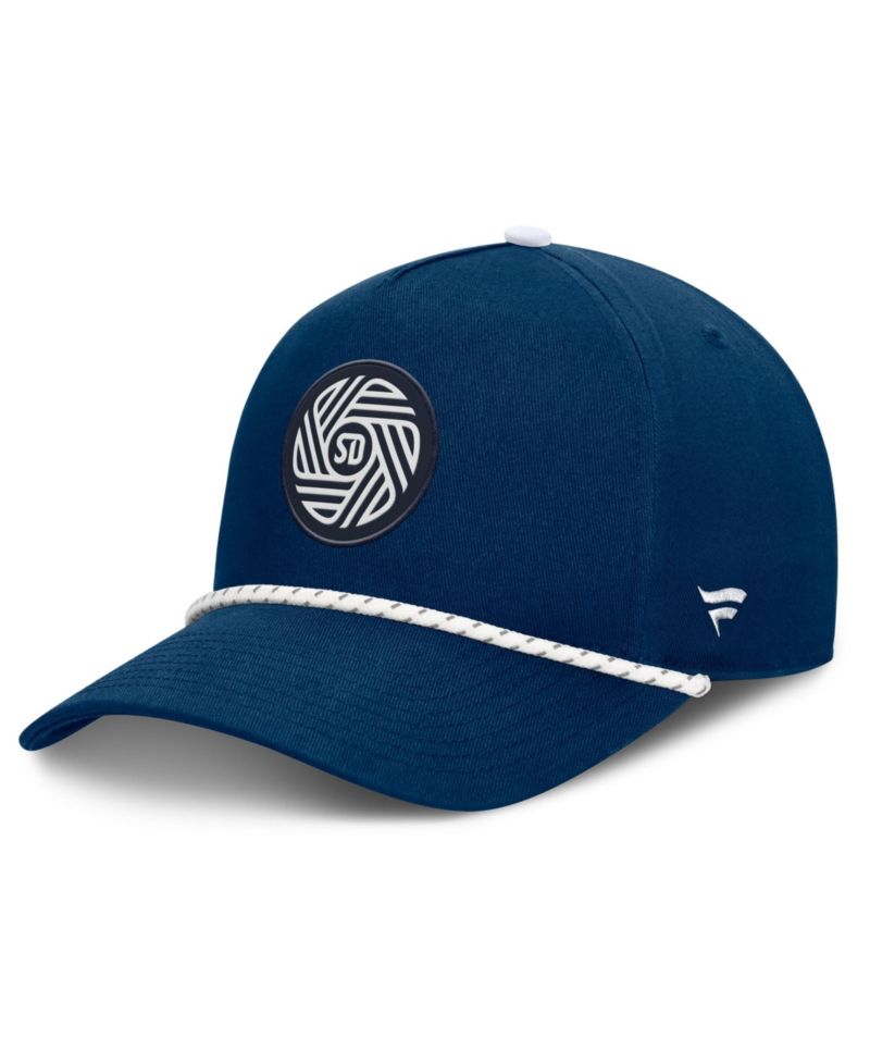Men's Navy San Diego FC Two-Seam Rope A-Frame Adjustable Hat