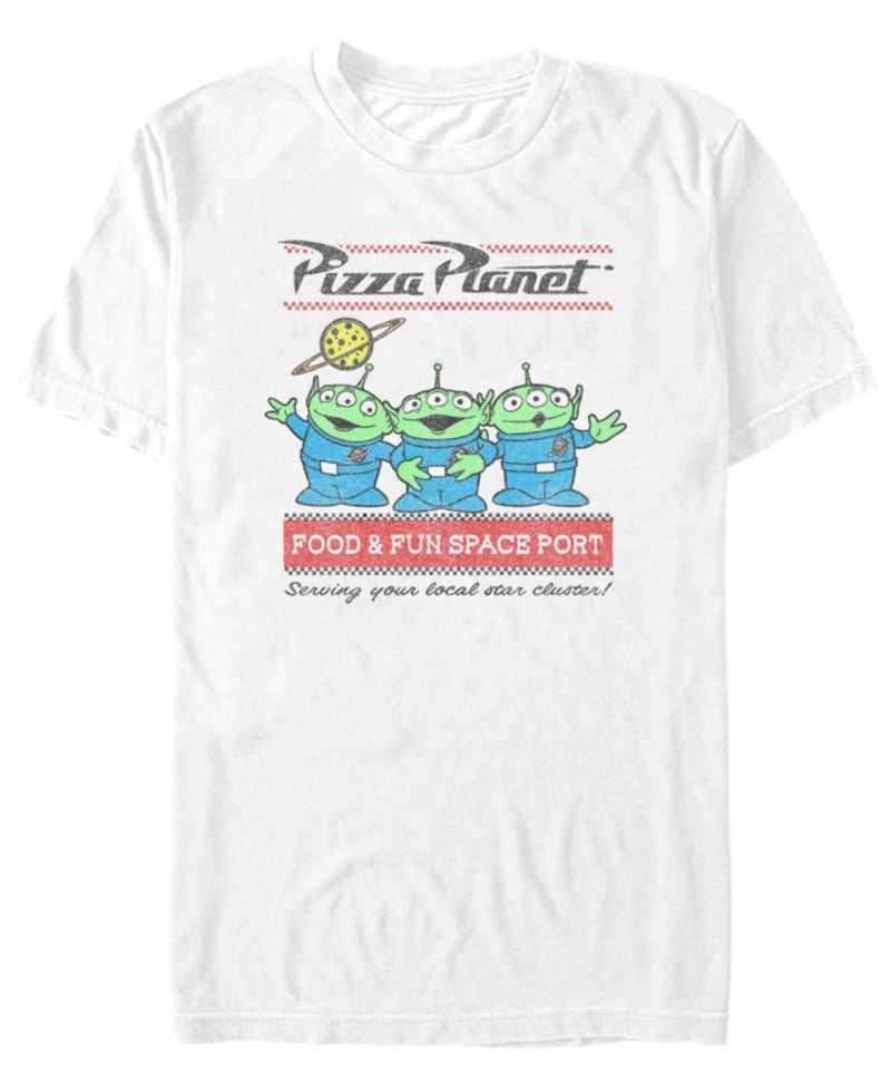 Men's Pizza Planet Surf Short Sleeve Crew T-shirt