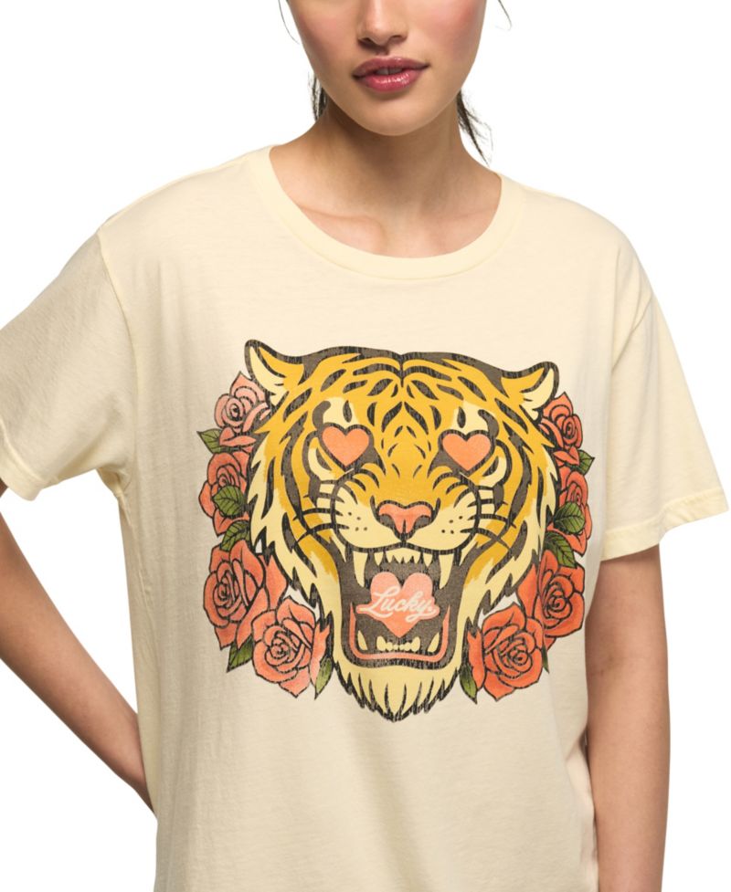 Women's Moto Boyfriend Graphic T-Shirt