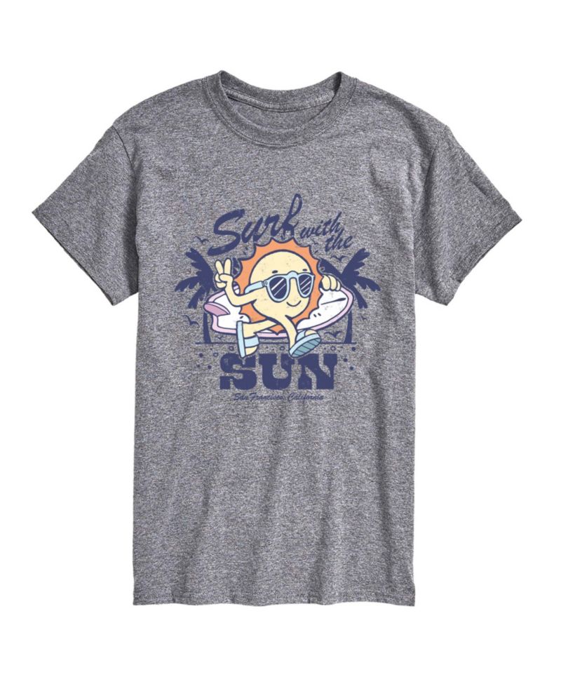 Men's Instant Message Surf With The Sun Graphic T-Shirt