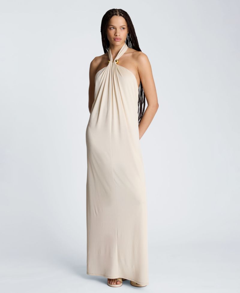 Women's Halter Neck Maxi Dress
