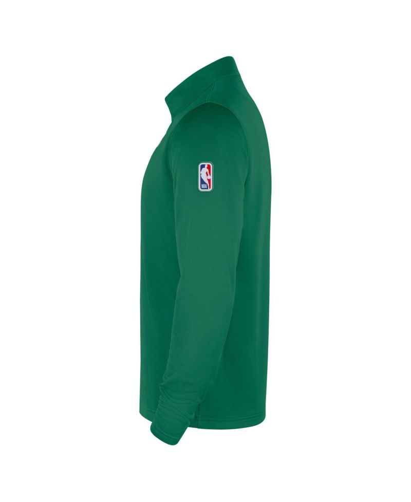 Men's Kelly Green Boston Celtics 2025/26 Authentic Coaches Quarter-Zip Pullover Jacket