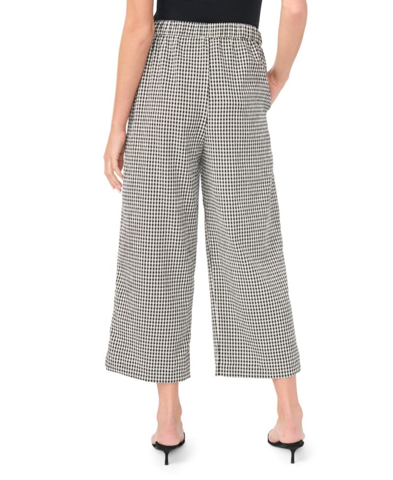Women's Mid-Rise Pleated Straight-Leg Pants