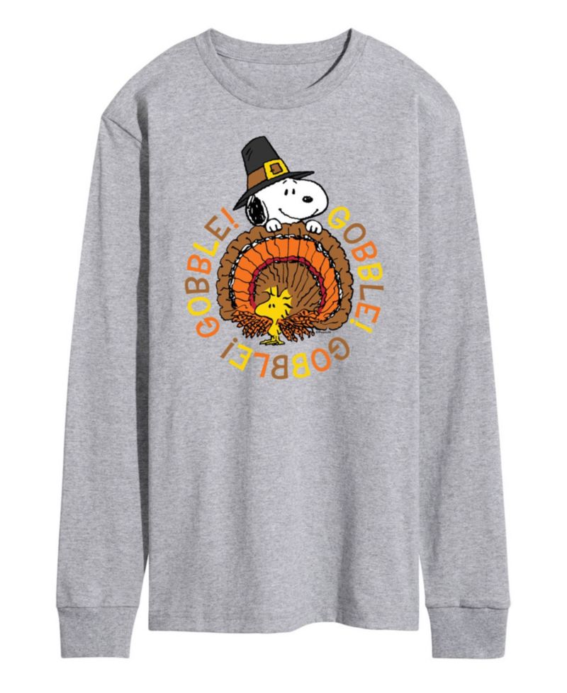 Men's Peanuts Gobble Gobble Long Sleeve T-shirt