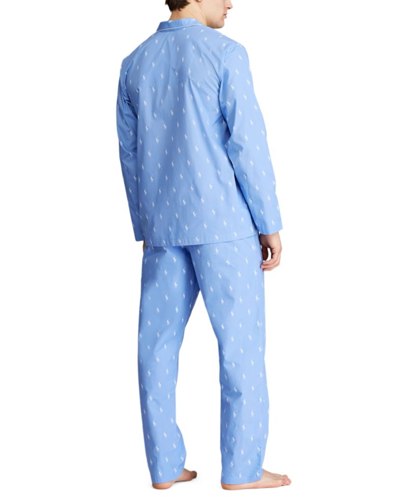 Men's All Over Polo Player Pajama Shirt