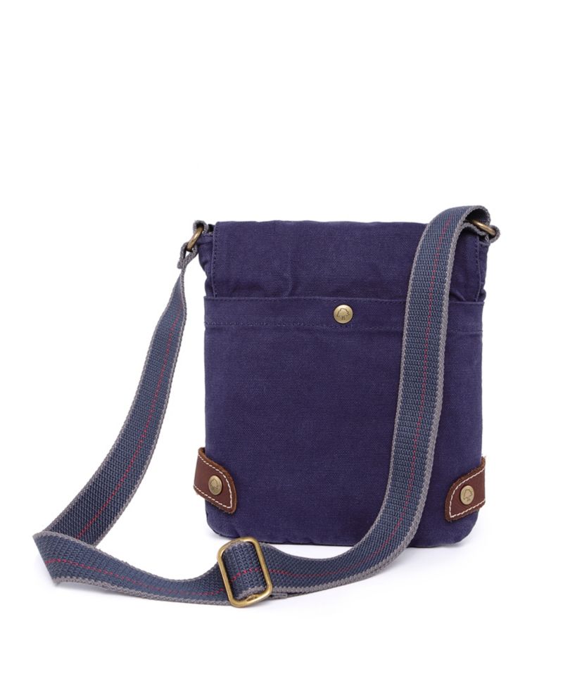 Atona Classic Flap Canvas Crossbody Bag