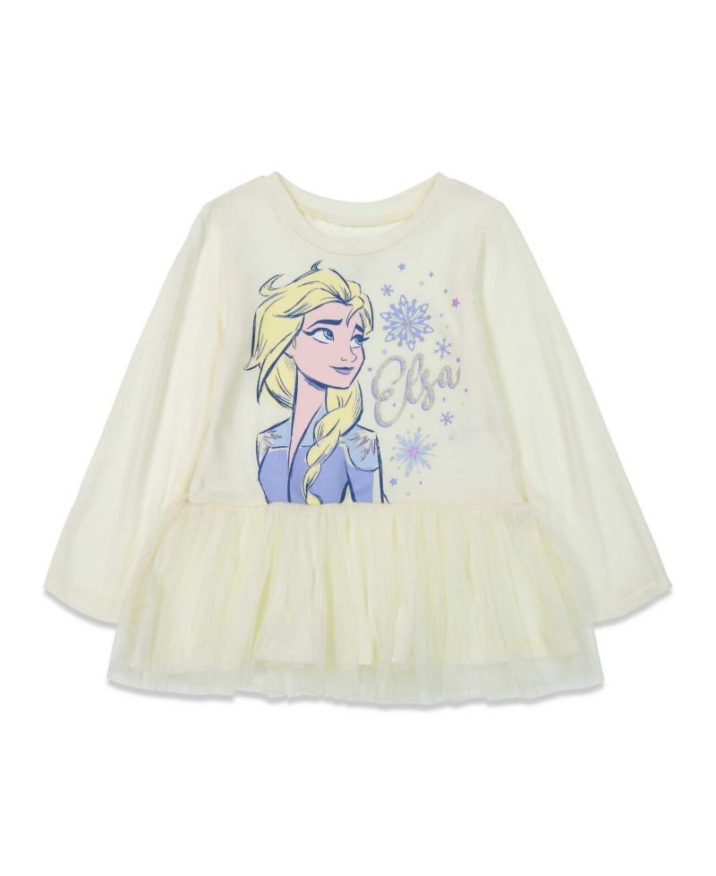 Big Girls 6-10 Peplum T-Shirt and Leggings Outfit Set