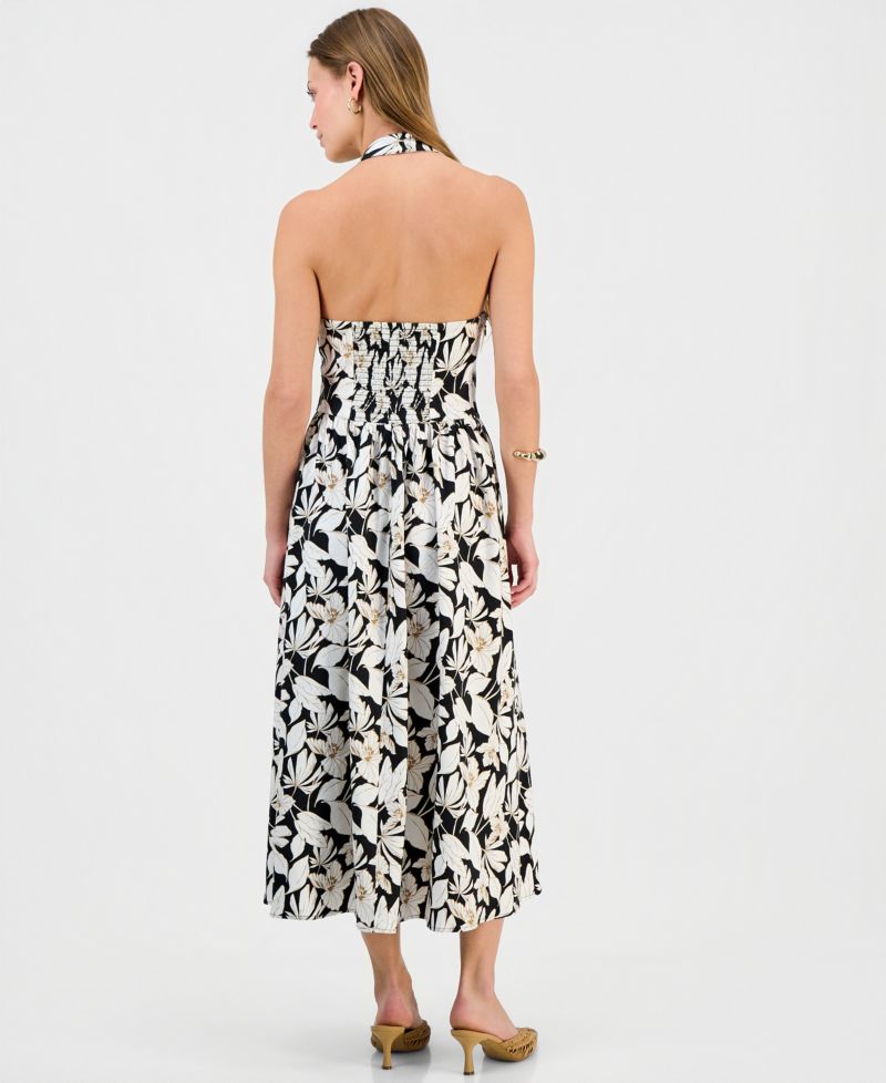 Petite Halter Midi Dress