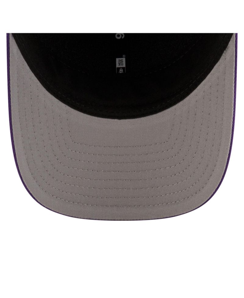 Men's Purple Los Angeles Lakers 9FORTY Stock M-Crown Adjustable Hat