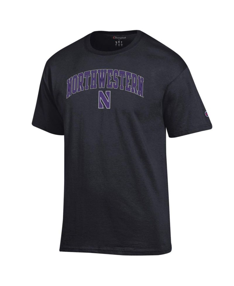 Men's Purple Northwestern Wildcats Arch Over Logo T-Shirt