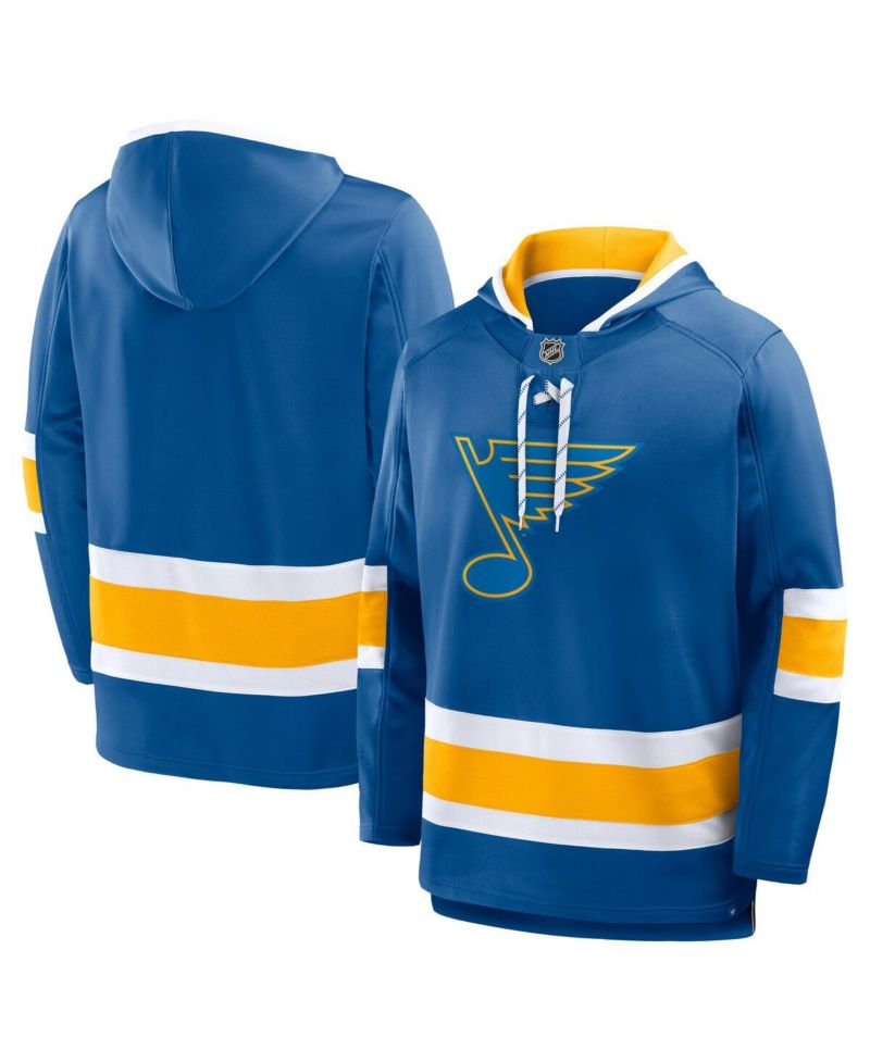 Men's Blue St. Louis Blues Prime Time Fleece Hoodie