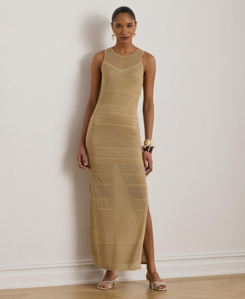 Women's Round Neck Maxi Dress