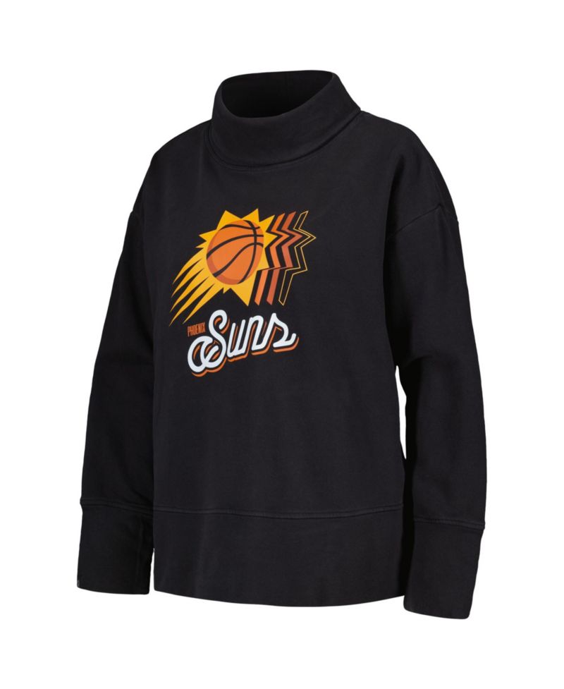 Women's Black Phoenix Suns Sunset Pullover Sweatshirt
