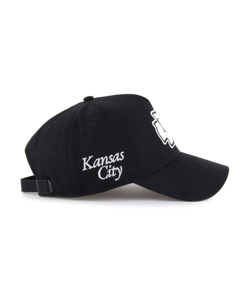 Men's Black Kansas City Chiefs Foundation Offside Adjustable Hat