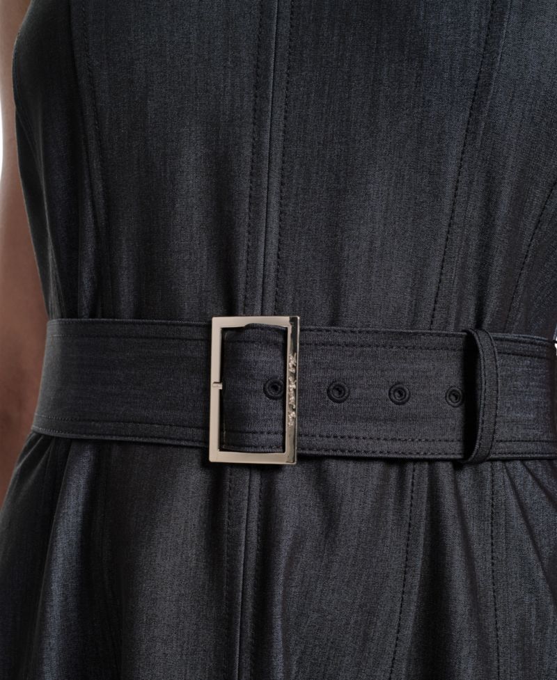Women's Denim Midi Dress