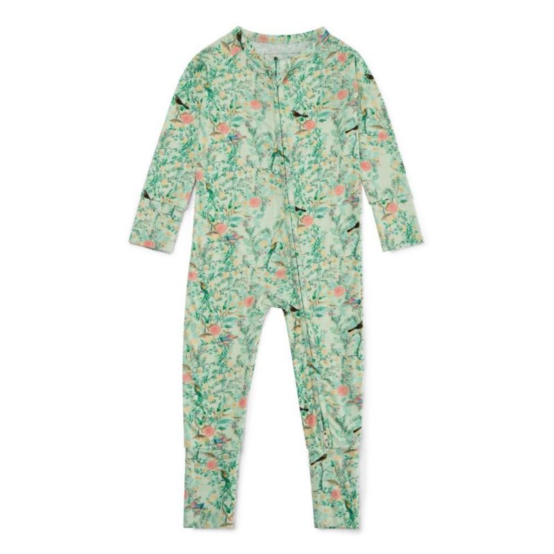 Baby Girls Sage Blossom Bamboo Sleeper