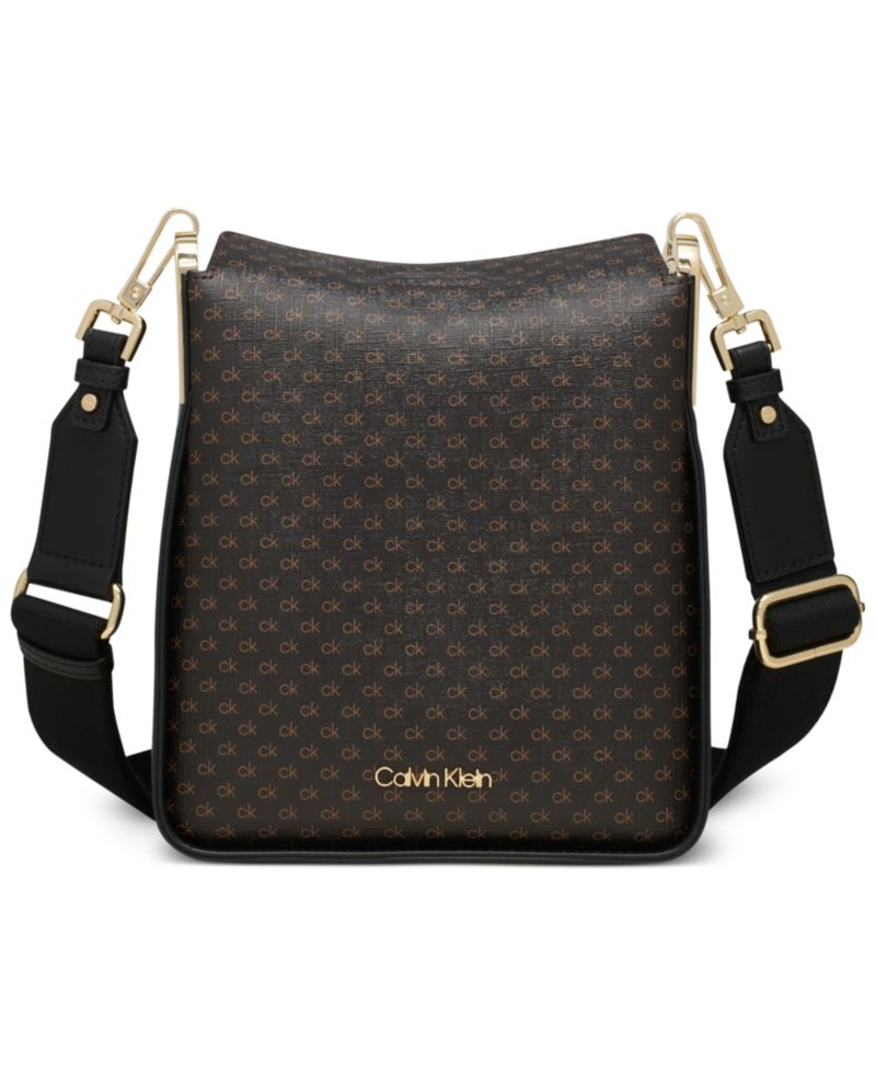 Fay Signature Adjustable Crossbody with Magnetic Top Closure