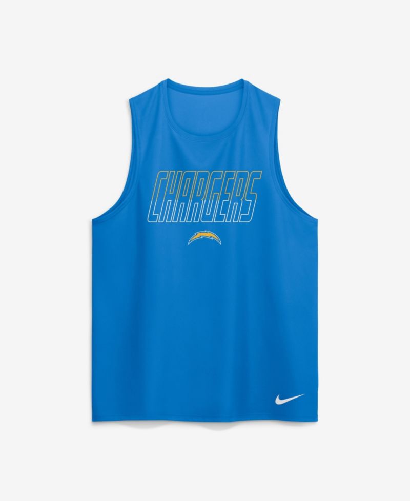 Men's Powder Blue Los Angeles Chargers Kickoff Miler Dri-FIT Tank Top