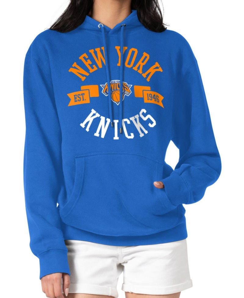 Women's Blue New York Knicks City Pullover Hoodie