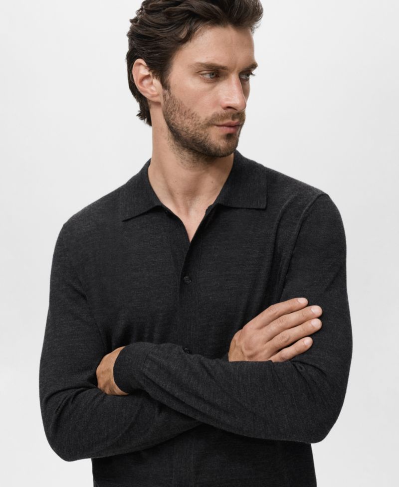 Men's Merino Wool Cardigan