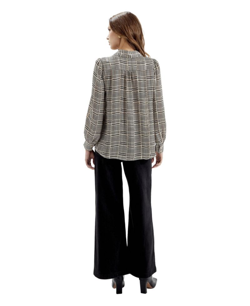 Women's Melina Long Sleeve Chiffon Blouse