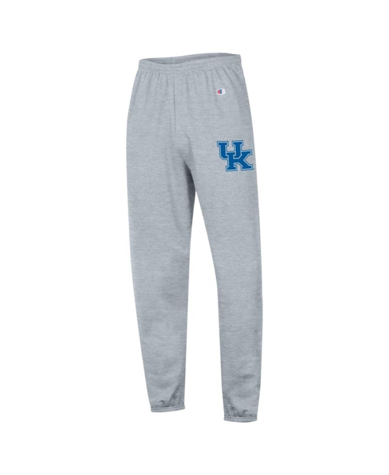 Men's Heather Gray Kentucky Wildcats Powerblend Banded Fleece Sweatpants