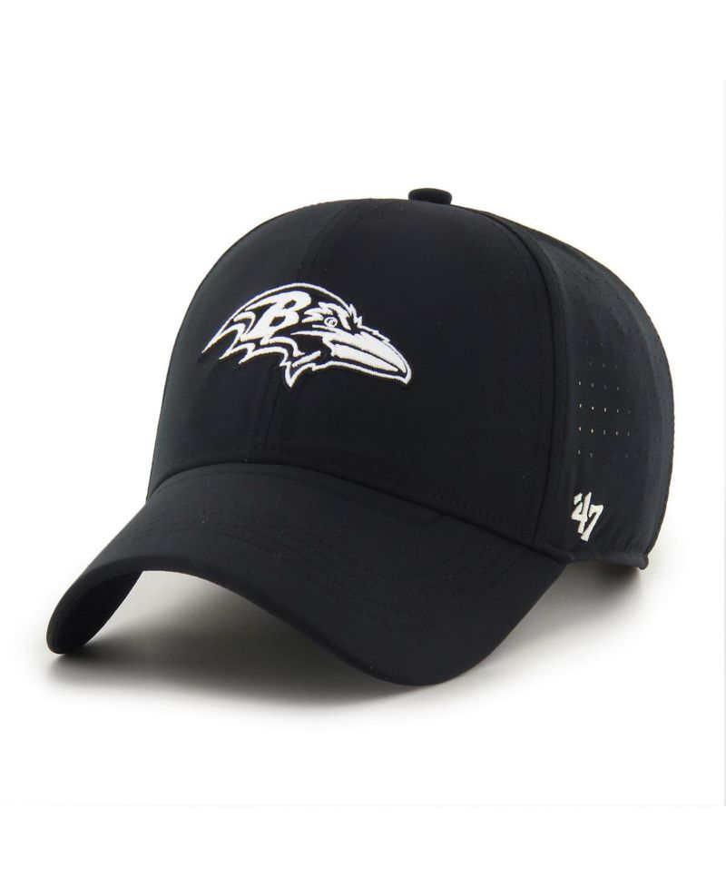 Men's Black Baltimore Ravens Vent MVP Adjustable Hat