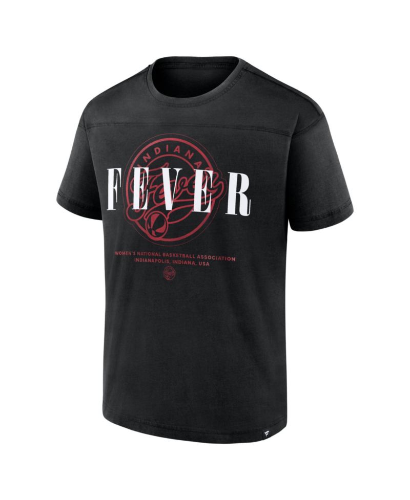 Men's Black Indiana Fever Relaxed T-Shirt