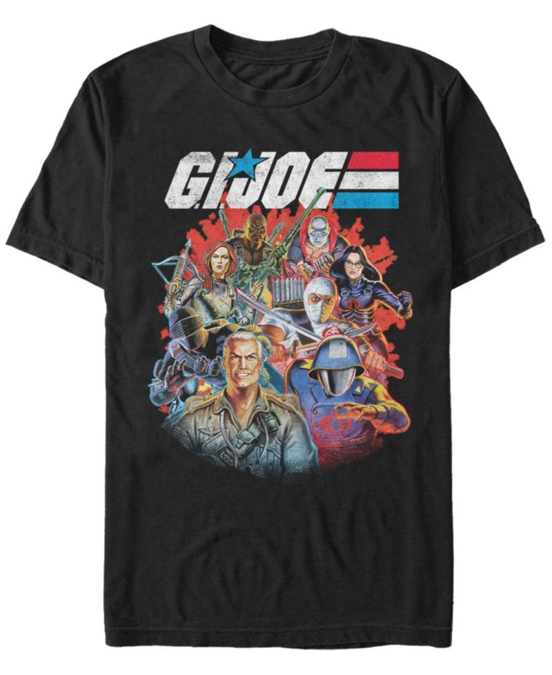 Men's G.I.Joe Group Collage Short Sleeve T-Shirt