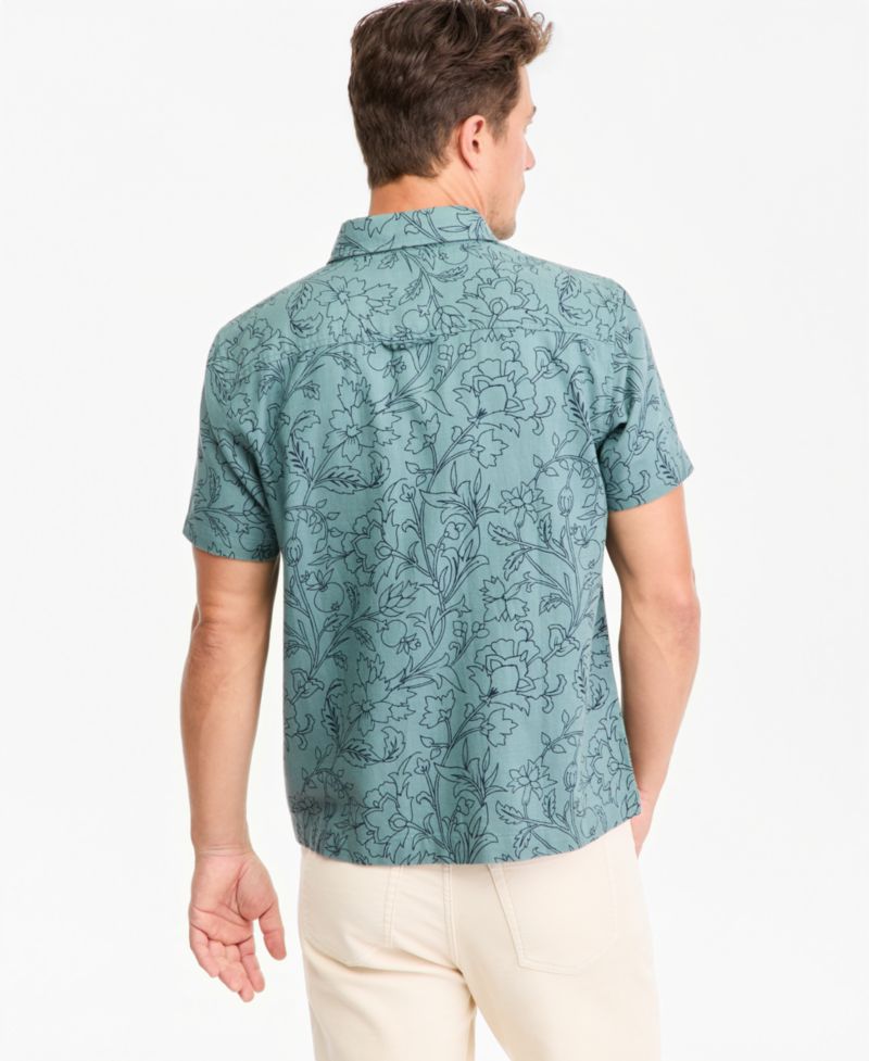 Men's Short-Sleeve Tony Floral Shirt