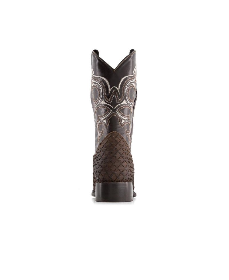 Men's Real Leather Cowboy Boots