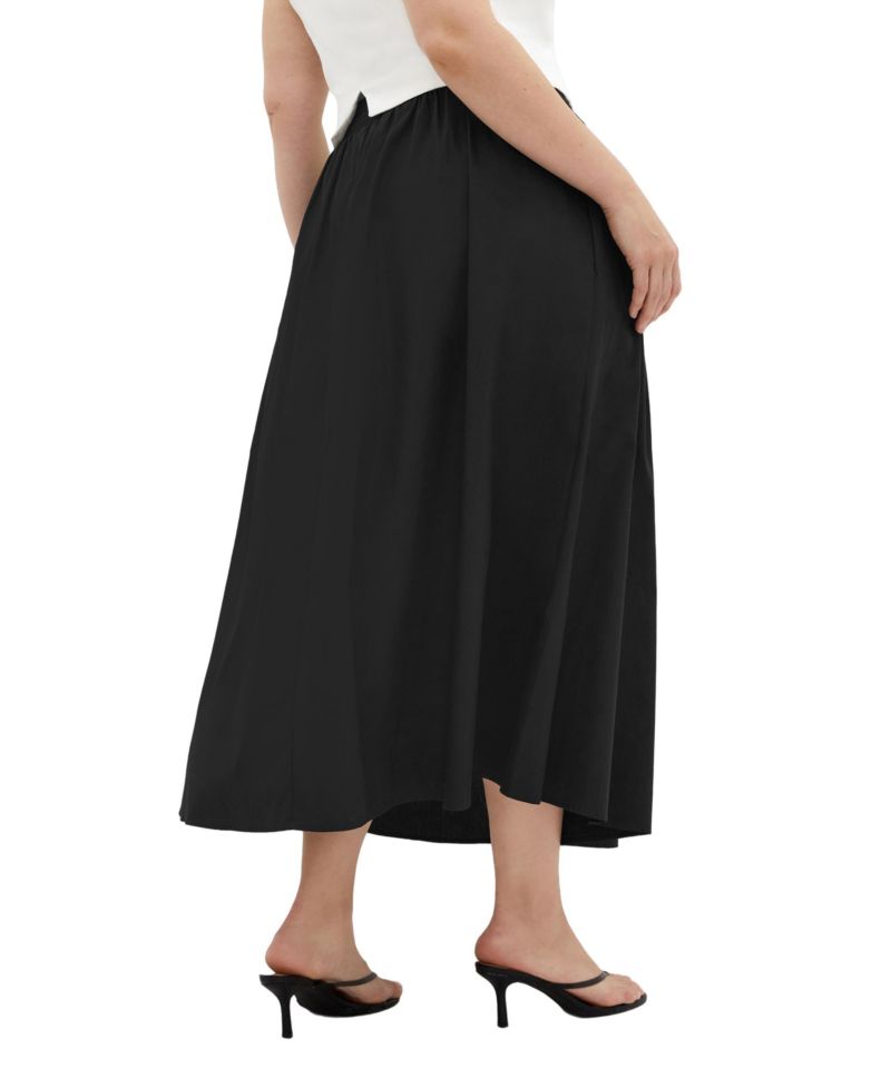 Plus Size Maci A-Line Midi Skirt