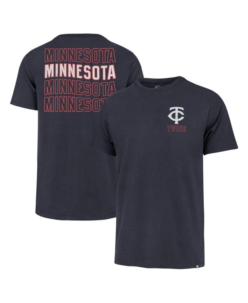Men's Navy Minnesota Twins Hang Back Franklin T-Shirt