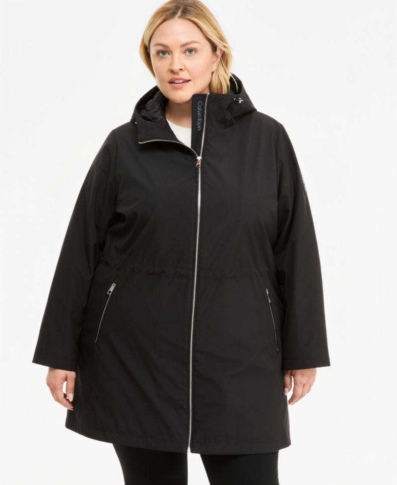 Plus Size Softshell Utility Coat, Created for Macy's