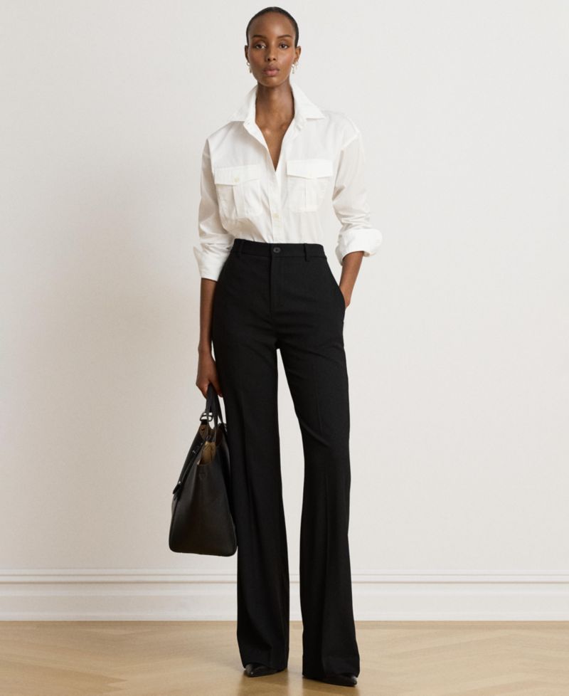 Women's Long-Sleeve Button-Front Shirt