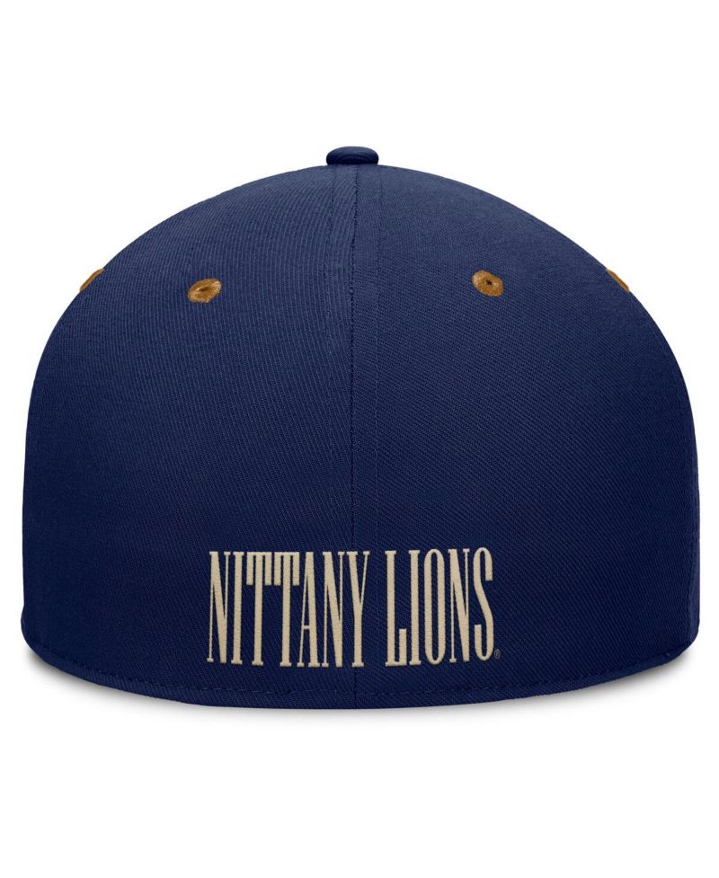 Men's Navy/Brown Penn State Nittany Lions NoBo Fitted Hat