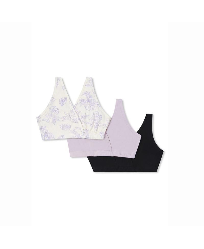 Maternity Paisley 3-Pack Nursing Sleep Bras