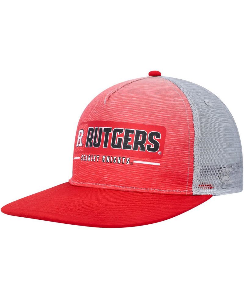 Men's Scarlet, Gray Rutgers Scarlet Knights Snapback Hat