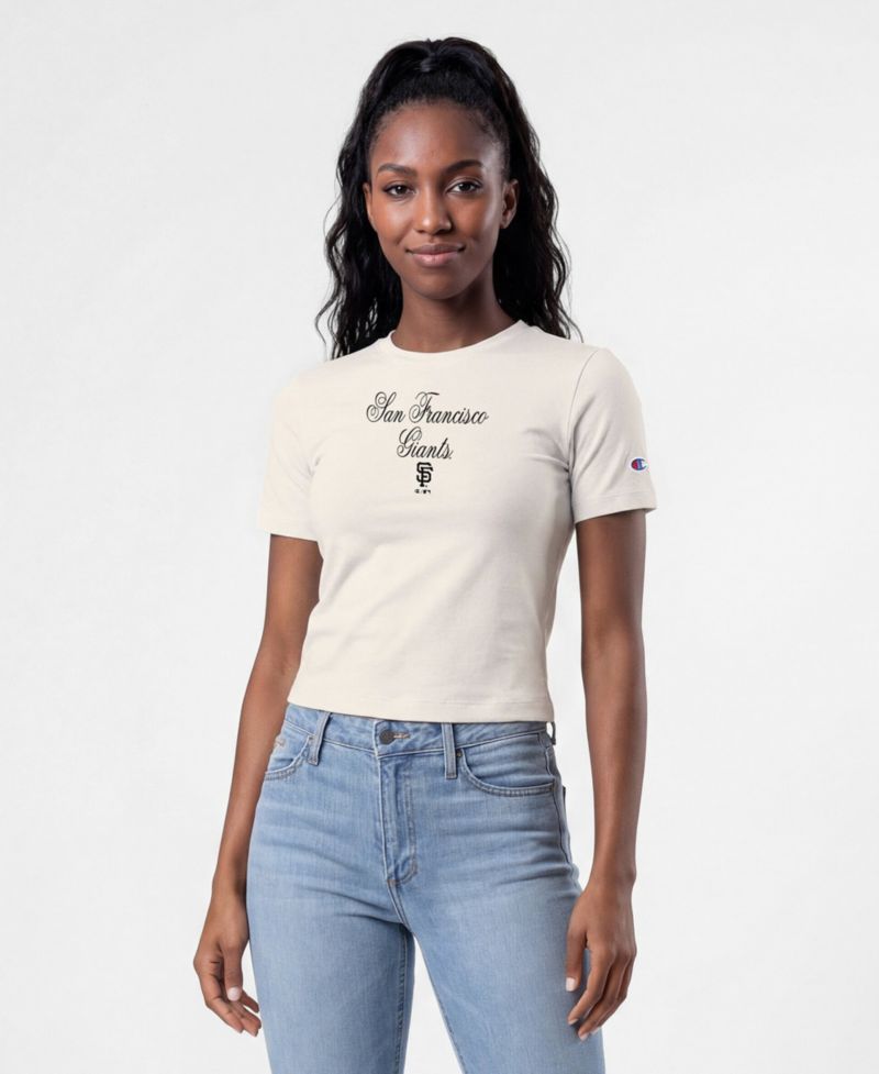 Women's San Francisco Giants Cropped Short-Sleeve T-Shirt