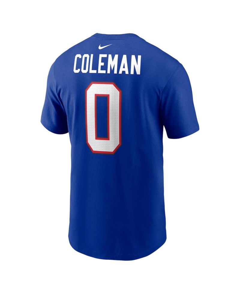 Men's Keon Coleman Royal Buffalo Bills 2024 NFL Draft Name & Number T-Shirt