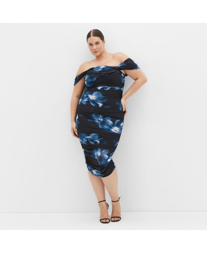 Plus Size Jazmin Print Dress