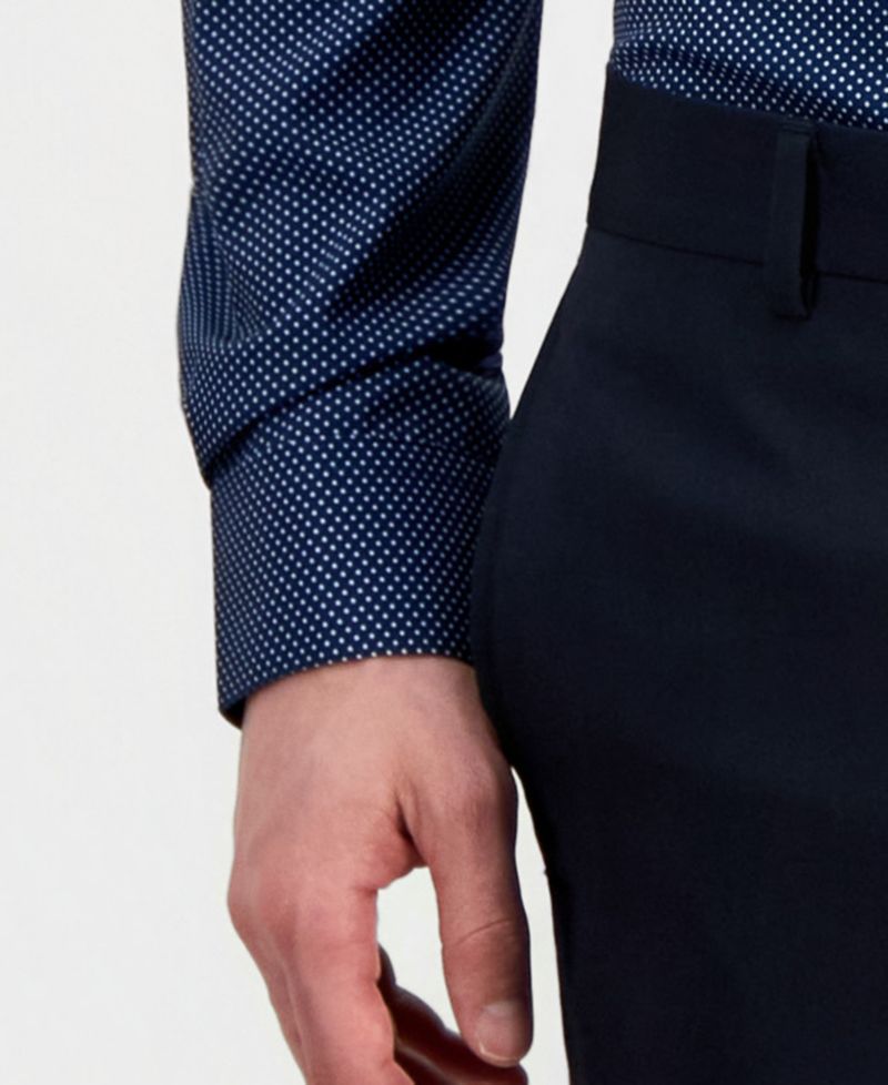 Men's Slim-Fit Performance Four-Way Stretch Dress Shirt