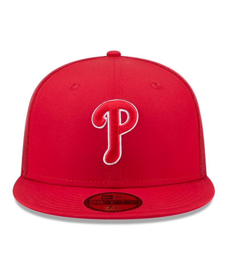 Men's Red Philadelphia Phillies 2026 Batting Practice 59FIFTY Fitted Hat