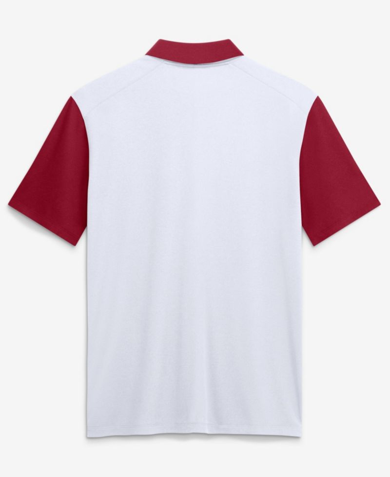Men's White Oklahoma Sooners Legacy Vapor Logo Dri-FIT Polo Shirt